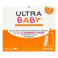 Ultra-baby Poudre Antidiarrhéique 14 Sticks/2g à PODENSAC