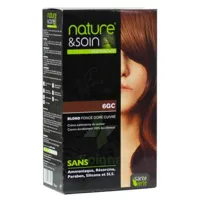 Nature & Soin Kit Coloration 6gc Blond Foncé Doré Cuivré à PODENSAC