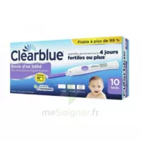 Clearblue Test D'ovulation 2 Hormones B/10 à PODENSAC