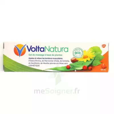Voltanatura Gel De Massage Plantes Bio T/50ml à PODENSAC