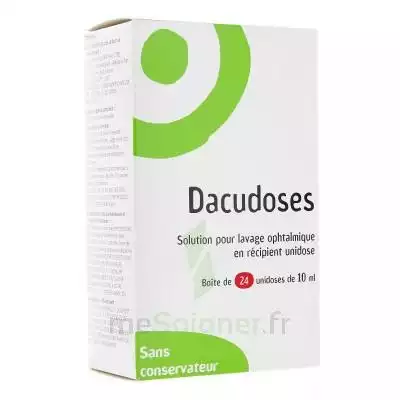 Dacudoses Solution Pour Lavement Ophtalmologique 24unid/10ml à PODENSAC